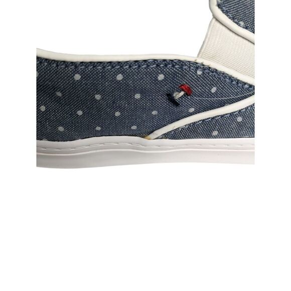 Tommy Hilfiger Sneaker Twlilette2-M polka dot Slip on 8.5 Blue White - Picture 5 of 11